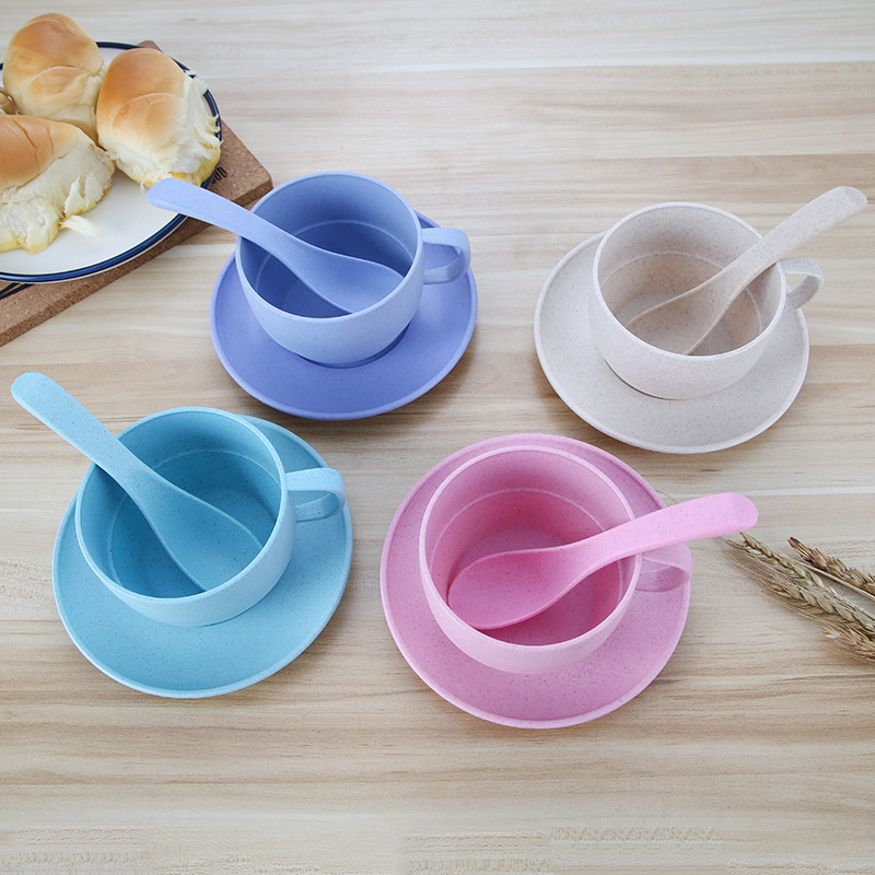 Cup Spoon Plate 3 pcs Set